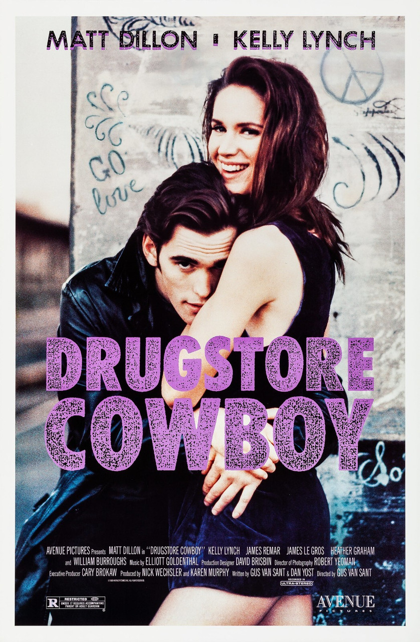 Drugstore Cowboy (1989)_2 Movie Film Poster Canvas iconic design